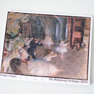 Quebra-cabeça Bailarinas Edgar Degas 120 peças "Ensaio no palco"