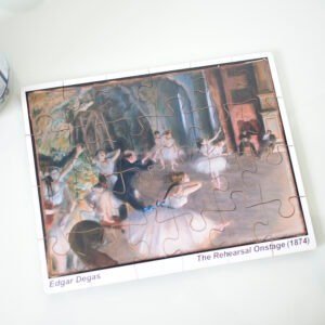 Quebra-cabeça Bailarinas 24 peças, obra de Edgar Degas