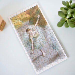 Quebra-cabeça Bailarinas 200 peças "Bailarina de verde", obra de Edgar Degas