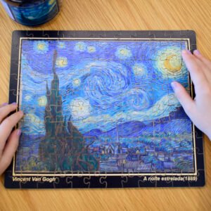 Quebra-cabeça A noite estrelada Van Gogh 120 peças NOVO TAMANHO