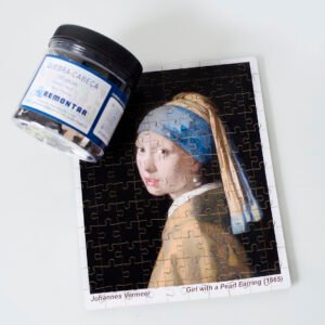 Quebra-cabeça Moça com brinco de pérola 120 peças, de Johannes Vermeer