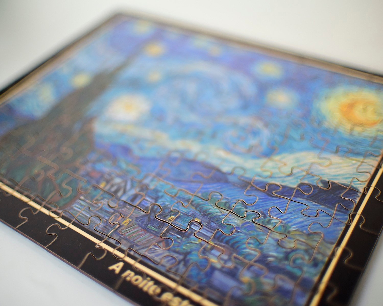 Quebra-cabeça A noite estrelada Van Gogh 120 peças NOVO TAMANHO - Imagem 3