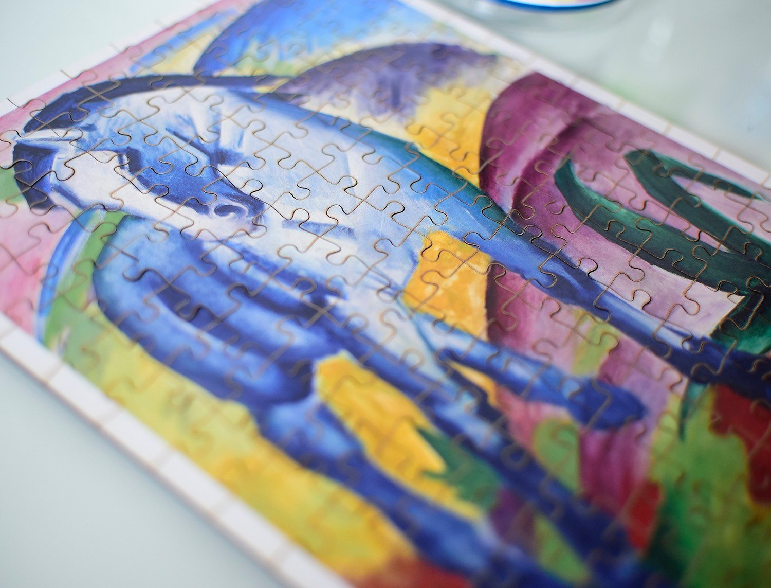 Quebra-cabeça Blue Horse 150 peças Franz Marc - Imagem 2