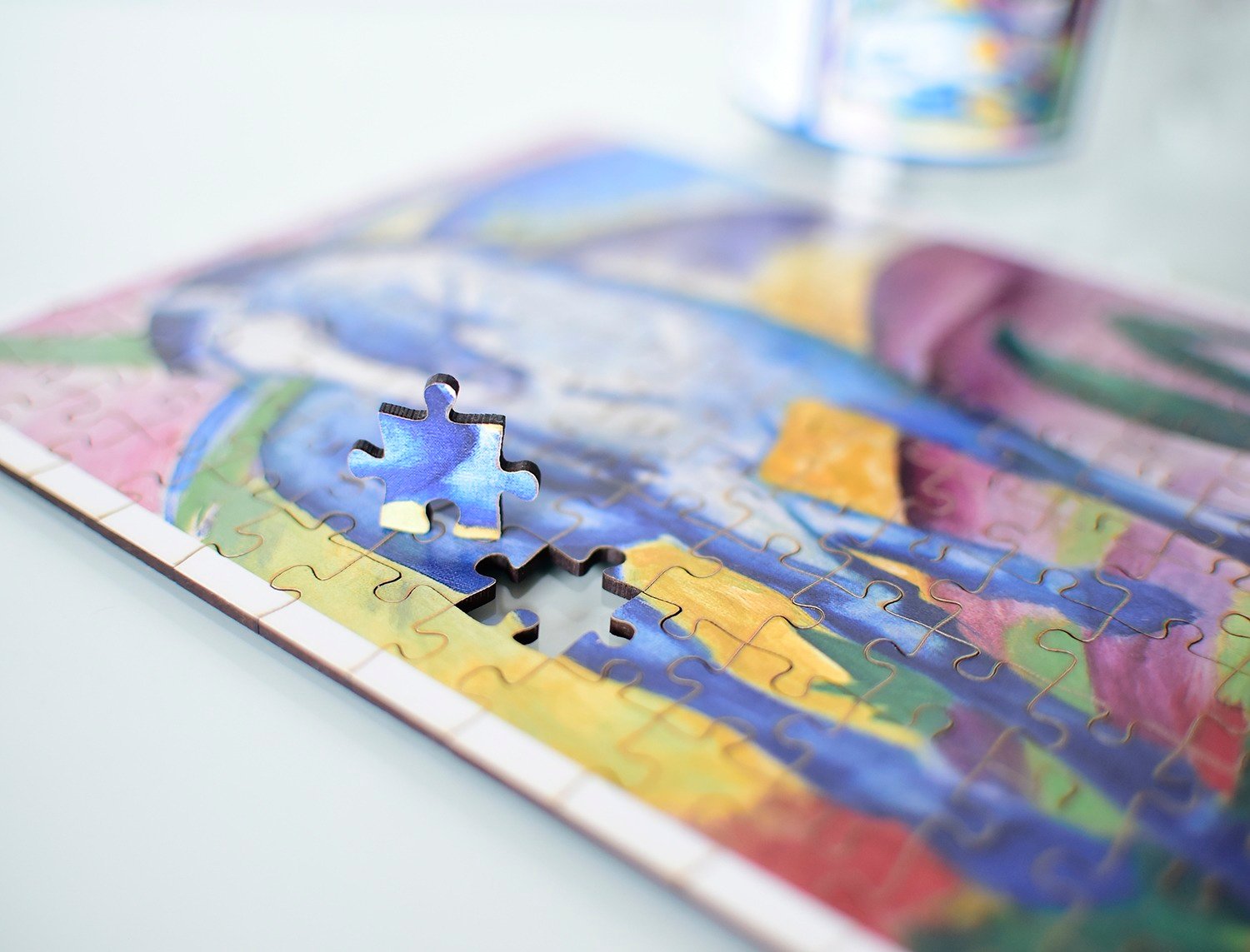 Quebra-cabeça Blue Horse 150 peças Franz Marc - Imagem 3