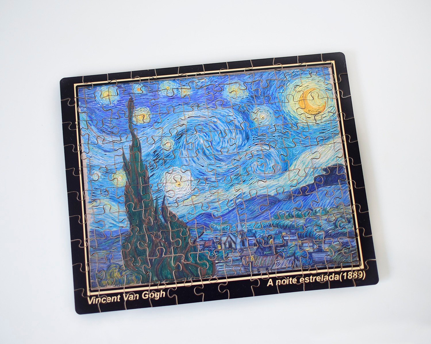 Quebra-cabeça A noite estrelada Van Gogh 120 peças NOVO TAMANHO - Imagem 6