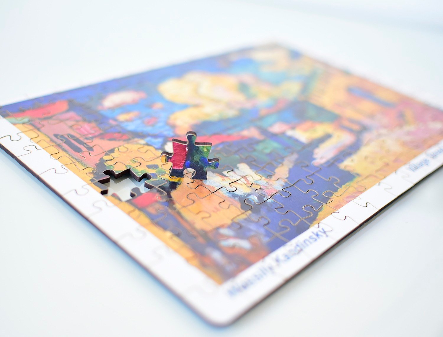 Quebra-cabeça infantil 150 peças Kandinsky "Rua da vila em Murnau" - Imagem 4