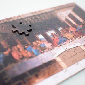 Quebra-cabeça "A última ceia" 60 peças, pintura de Leonardo da Vinci