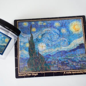 Quebra-cabeça A noite estrelada 48 peças Van Gogh