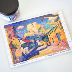 COMBO! Arte e Cor: 03 quebra-cabeças Matisse, Paul Klee e Kandinsky 120 e 150 peças