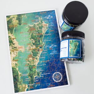 Quebra-cabeça Floripa Ilha da Magia com 150 peças 25x34cm