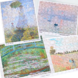 COMBO MONET 04 quebra-cabeças com 120 peças cada