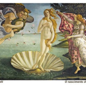 Kit 02 quebra-cabeças "O nascimento de Vênus" 150 peças cada