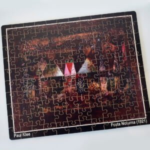 Quebra-cabeça infantil Festa Noturna com 120 peças, obra de Paul Klee