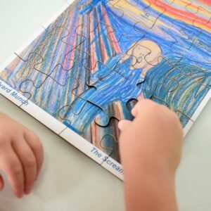 Quebra-cabeça O grito de Edvard Munch 24 peças